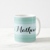 HAMbyWG - Tasse des Kaffees - Aqua Gradient w Name (VorderseiteRechts)