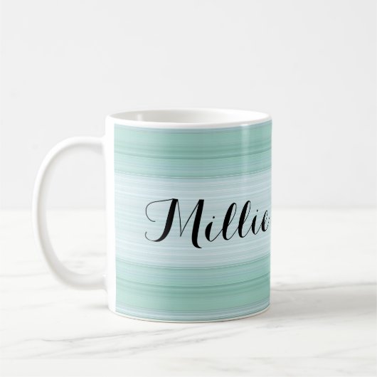 HAMbyWG - Tasse des Kaffees - Aqua Gradient w Name (Links)