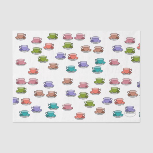 HAMbyWG - Tea Cups Seidenpapier (Vorderseite)