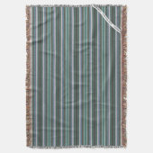 HAMbyWG - Throw Blanket - Aqua Imitats Needlepoint Decke (Vorderseite Vertikal)