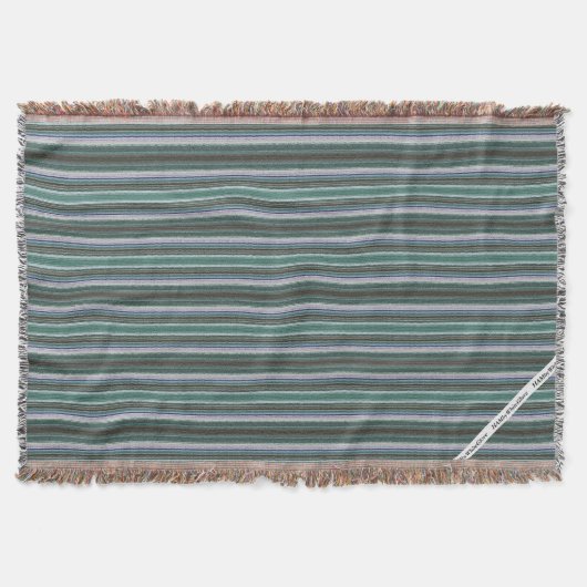 HAMbyWG - Throw Blanket - Aqua Imitats Needlepoint Decke (Vorderseite)