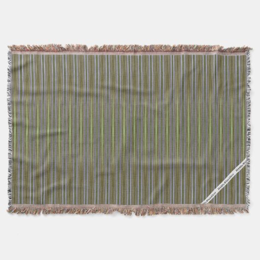 HAMbyWG - Throw Blanket - Green Bough Pattern Decke (Vorderseite)
