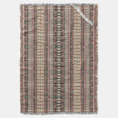 HAMbyWG - Throw Blanket marokkanisches Muster Decke (Vorderseite Vertikal)
