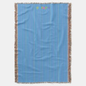 HAMbyWG - Throw Blanket - Play Sky Blue w Logo Decke (Vorderseite Vertikal)
