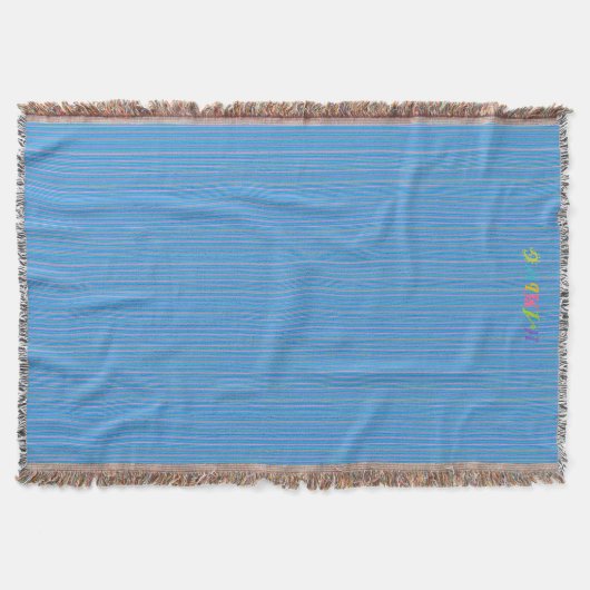 HAMbyWG - Throw Blanket - Play Sky Blue w Logo Decke (Vorderseite)