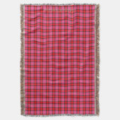 HAMbyWG - Throw Blanket - Rosa/Rot Kariert Decke (Vorderseite Vertikal)