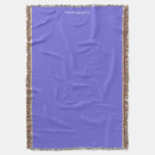 HAMbyWG - Throw Blanket - Zwei/Tone Lila Decke (Vorderseite Vertikal)