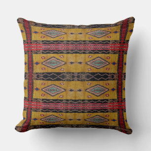 HAMbyWG - Throw Kissen - Boho Yellow Black
