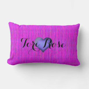 HAMbyWG - Throw Kissen - rosa Violet w Name
