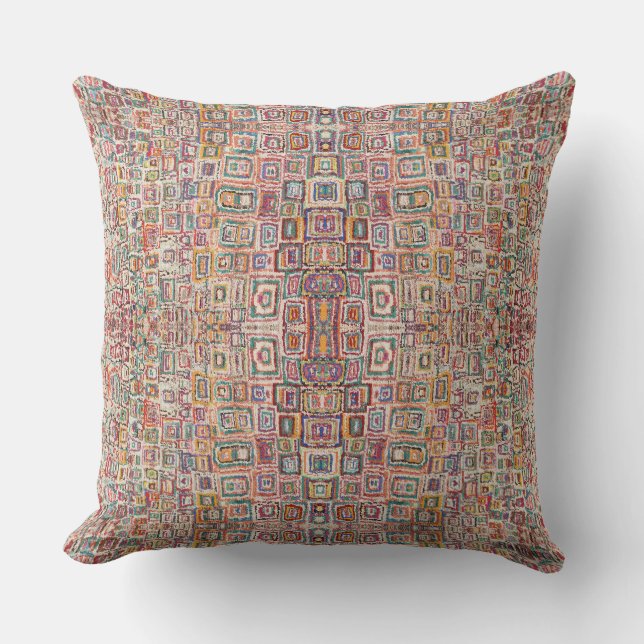 HAMbyWG - Throw Pillow - Boho Vintag Look Kissen (Vorderseite)