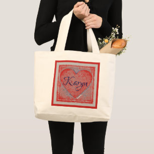 HAMbyWG - Tote Bag - Name des individuell anpassba Jumbo Stoffbeutel