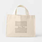 HAMbyWG - Tote Bag - Name w Gradient Background Mini Stoffbeutel (Vorne)