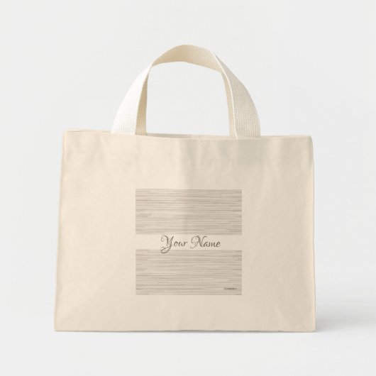 HAMbyWG - Tote Bag - Name w Gradient Background Mini Stoffbeutel (Vorne)