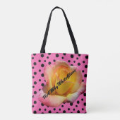 HAMbyWG - Tote Bag - Rockabilly-Rose Tasche (Rückseite)