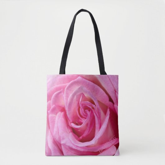 HAMbyWG - Tote Bag - Rosa Rose Tasche (Vorderseite)
