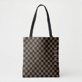 HAMbyWG - Tote Bag - Schachbrett-Design Tasche (Vorderseite)