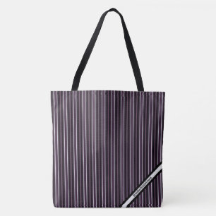 HAMbyWG - Tragetaschen - Amethyst Streifen mit Lo Tasche