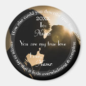 HAMbyWG - True Love Custom Foto Button Magnet (Vorne)