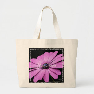HAMbyWG - Violet Daisy Blume Jumbo Stoffbeutel