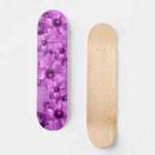 HAMbyWG Violet Hibiskus Skateboard (Vorderseite)