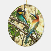 HAMbyWG - Vögel Keramik Ornament (Links)