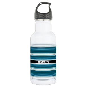 HAMbyWG - Wasserflasche - Aqua & White