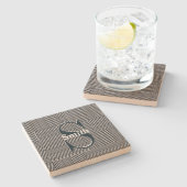 HAMbyWG Woven Design Steinuntersetzer (Seitenansicht)