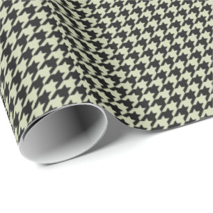 HAMbyWG Wrapping Paper - Black/Beige Hahnentrittmu Geschenkpapier