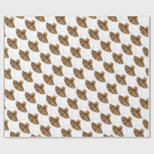 HAMbyWG Wrapping Paper - Eichhörnchen-Logo auf Wei Geschenkpapier (Flach)