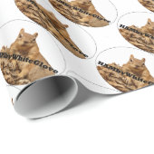 HAMbyWG Wrapping Paper - Eichhörnchen-Logo auf Wei Geschenkpapier (Rolleneckpunkt)