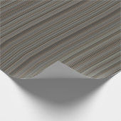 HAMbyWG - Wrapping Paper - Graue/Brwn Gradient Bar Geschenkpapier (Ecke)
