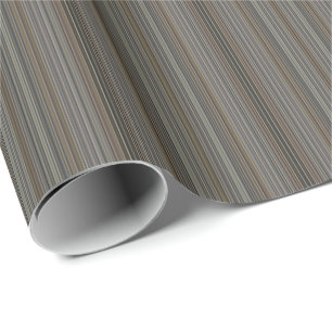 HAMbyWG - Wrapping Paper - Graue/Brwn Gradient Bar Geschenkpapier