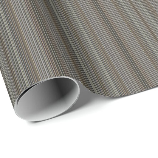 HAMbyWG - Wrapping Paper - Graue/Brwn Gradient Bar Geschenkpapier (Rolleneckpunkt)