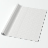 HAMbyWG Wrapping Paper White/Creme Lg Verziert 2 Geschenkpapier (Ungerollt)