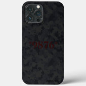 HAMbyWG Xtreme Phone Case - Black Camouflage (Rückseite)