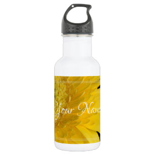 HAMbyWG - Yellow Gerber Daisy Edelstahlflasche