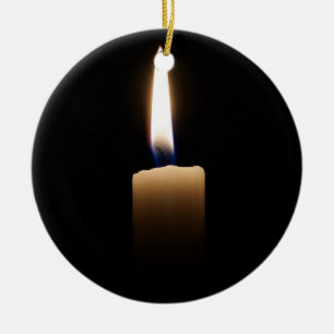 HAMbyWhiteGlove Candle Butterfly Tribute Ornament