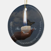 HAMbyWhiteGlove Candle Butterfly Tribute Ornament (Links)