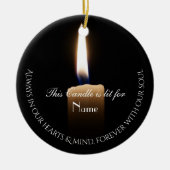 HAMbyWhiteGlove Candle Tribute Ornament (Vorne)