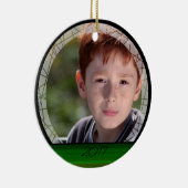 HAMbyWhiteGlove - Fahrradfahrer - Grün Keramikornament (Rechts)