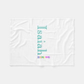 HAMbyWhiteGlove - Fleece Blanket - Caslon Schrifta (Vorderseite (Horizontal))