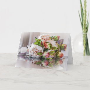 HAMbyWhiteGlove - Grußkarte - Peonies Karte