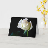 HAMbyWhiteGlove - Grußkarte - Single Rose Karte (Gelbe Blume)