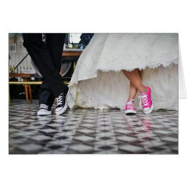 HAMbyWhiteGlove - Karte - Bride & Groom in Sneaker