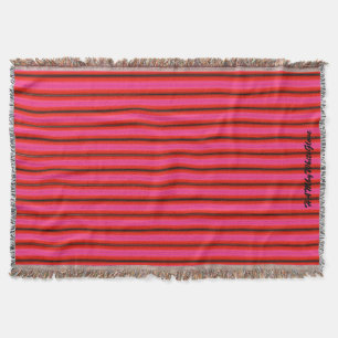 HAMbyWhiteGlove - Krustenblankets - Hellrotes Rosa Decke