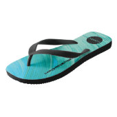 HAMbyWhiteGlove - Mens Flip-Flops - Rich Aqua Badesandalen (Schrägansicht)