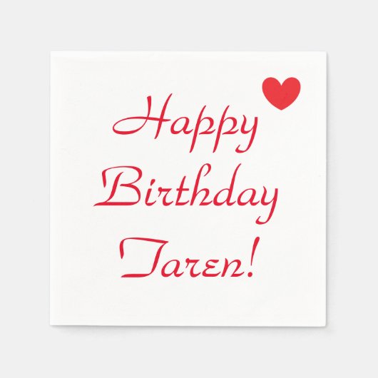 HAMbyWhiteGlove - Paper Napkin - Golfing Serviette (Vorderseite)