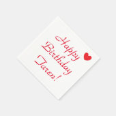 HAMbyWhiteGlove - Paper Napkin - Golfing Serviette (Ecke)