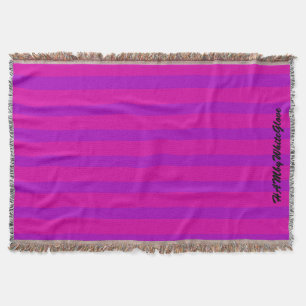 HAMbyWhiteGlove - Throw Blanket - Pink/Lila Decke