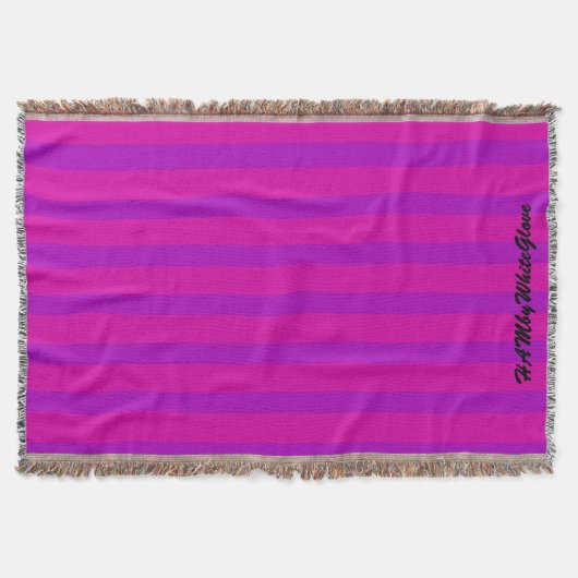 HAMbyWhiteGlove - Throw Blanket - Pink/Lila Decke (Vorderseite)
